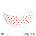 Delicated Light New Bone China com Decal Otameal Bowl